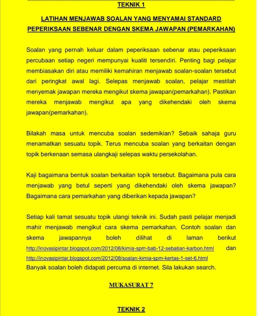 Teknik Rahsia Cemerlang A's
