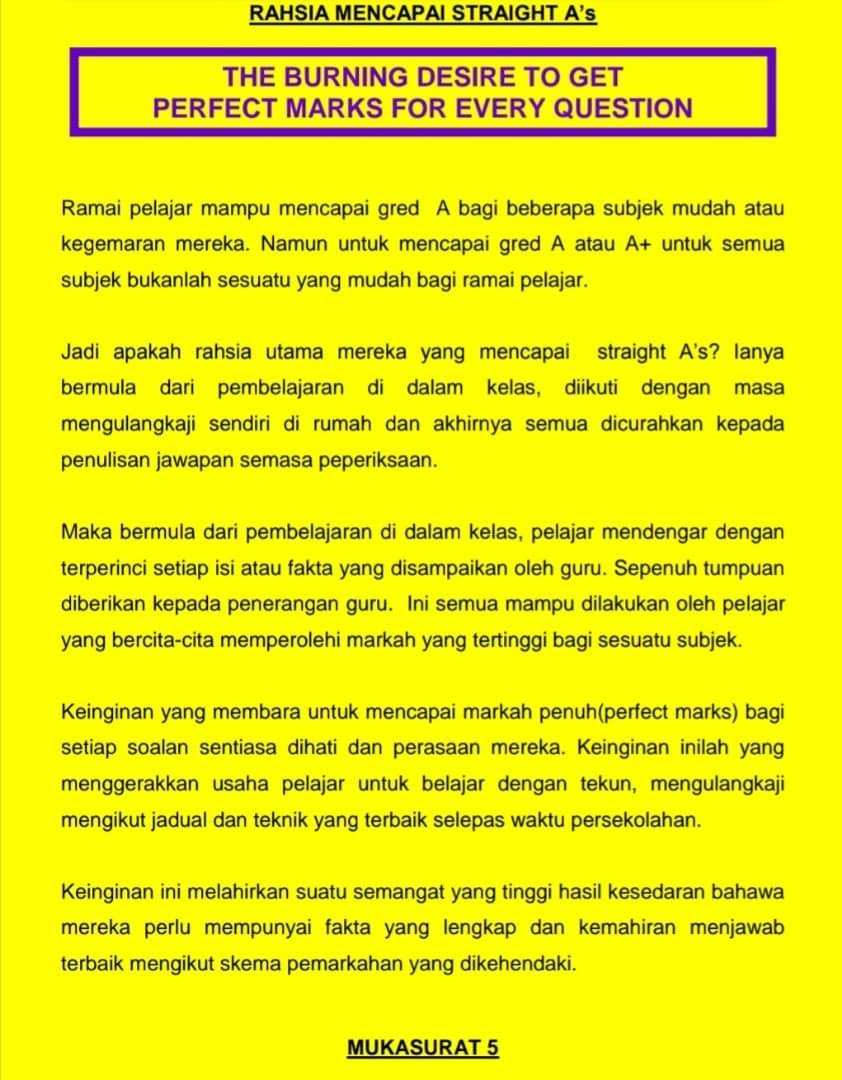 Teknik Rahsia Cemerlang A's