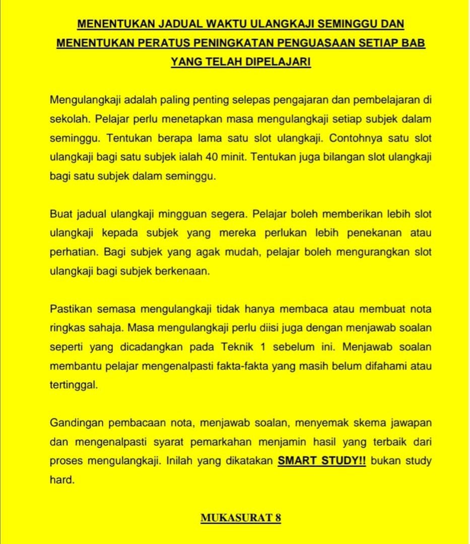 Teknik Rahsia Cemerlang A's