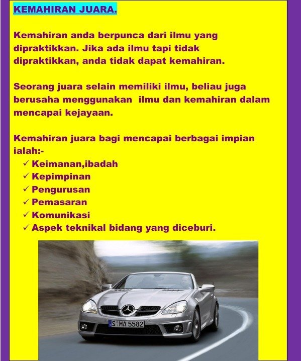 Motivasi Modal Insan Juara