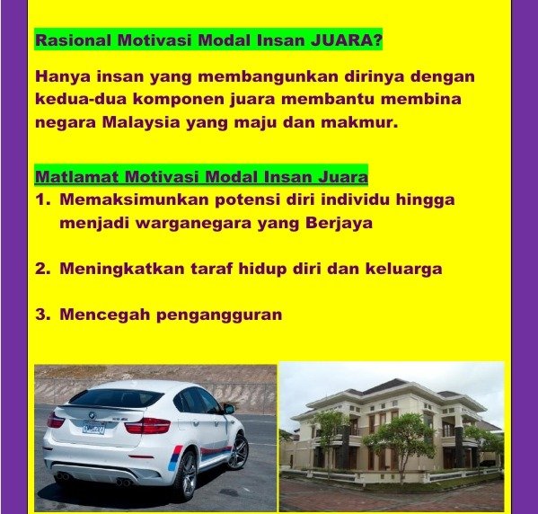 Motivasi Modal Insan Juara