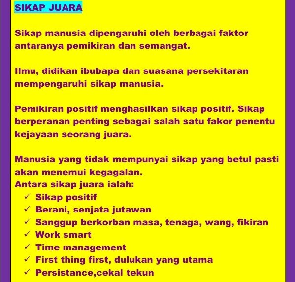 Motivasi Modal Insan Juara