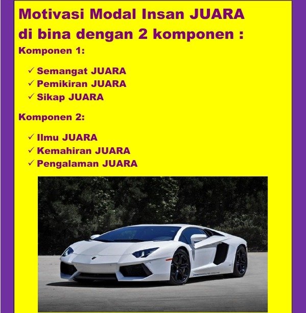 Motivasi Modal Insan Juara